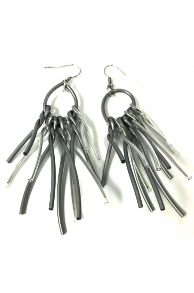 SC Boop earrings - metal grey