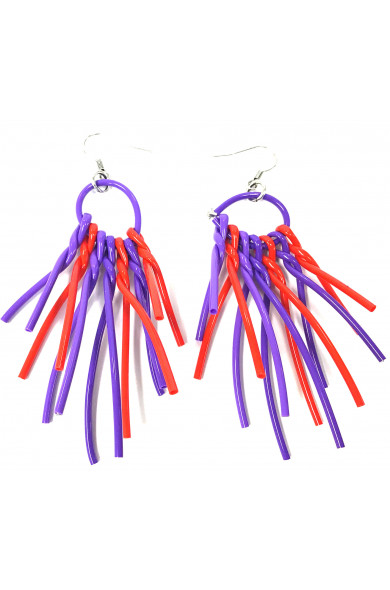 SC Boop earrings - red/purple