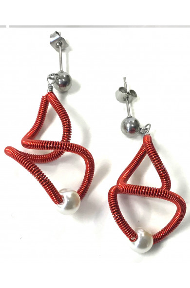 SGP Sat earring sm - red