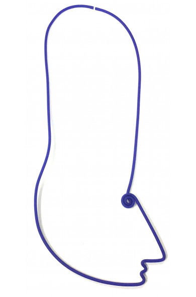 SC FACE cobalt - necklace long