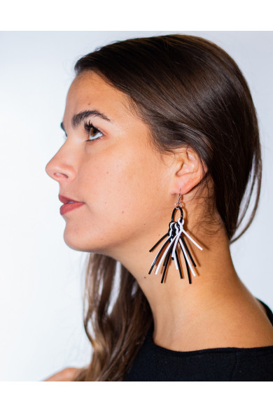 SC Boop earrings - BW