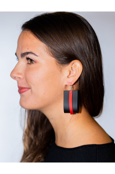 SC Kdo earrings - red