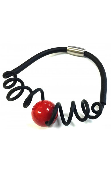 SC Tournicoti bracelet - blk/red