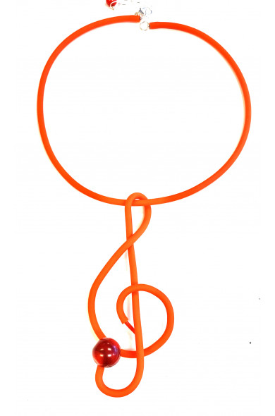 SC TREBLE CLEF orange