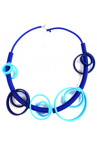 SC SPIRALIC blue - necklace