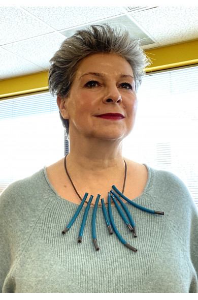 SC BOO canard/grey - necklace