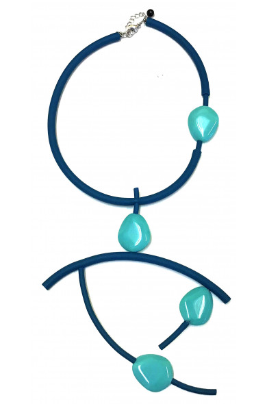 SC IKUMI turquoise - necklace