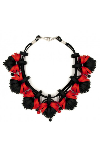 KLA-07 FLOWERS black/red