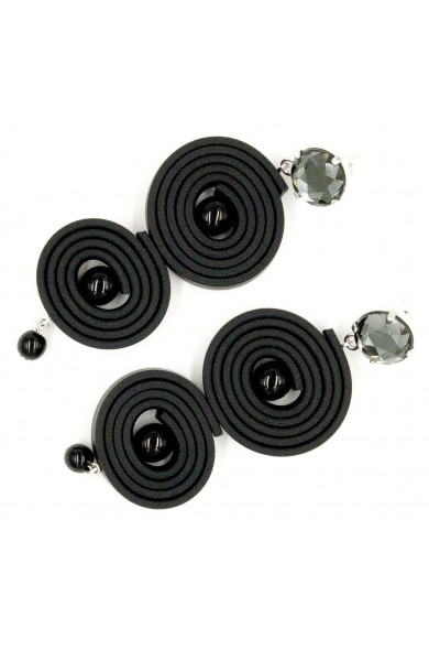 KLAMIR earrings 10 02E blk