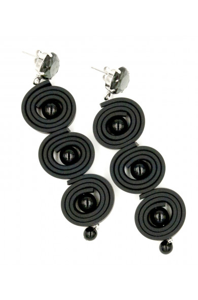 KLAMIR earrings 10 03E blk