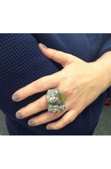 LG - NATURAL STONE Pyrite - ring