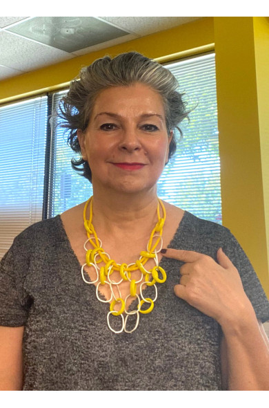 SC METAL RINGS CLIC yellow...