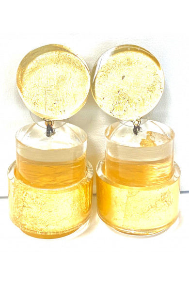 LG - NUMERO CINQ gold clip...