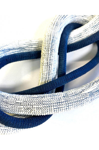 TZU KNOT necklace blue