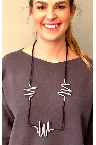 SC WERDA black/grey - necklace