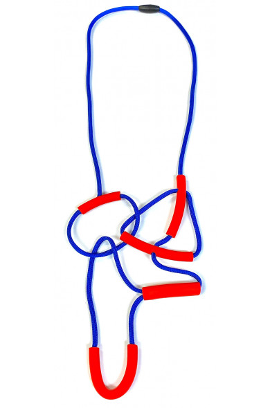 SC CLEM cobalt/red - necklace