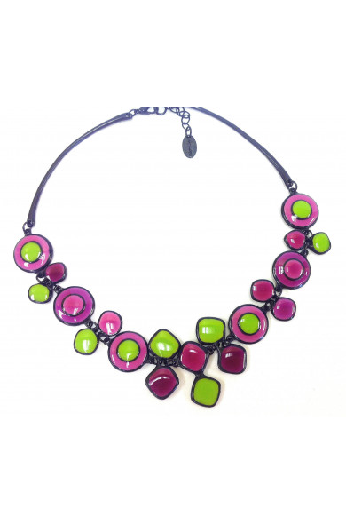 TJ-42A2 lime/orchid/fuchsia