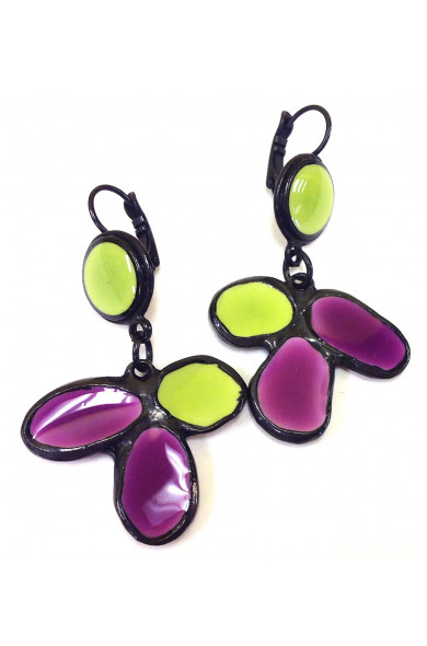 TJ-e5B1 lime/orchid
